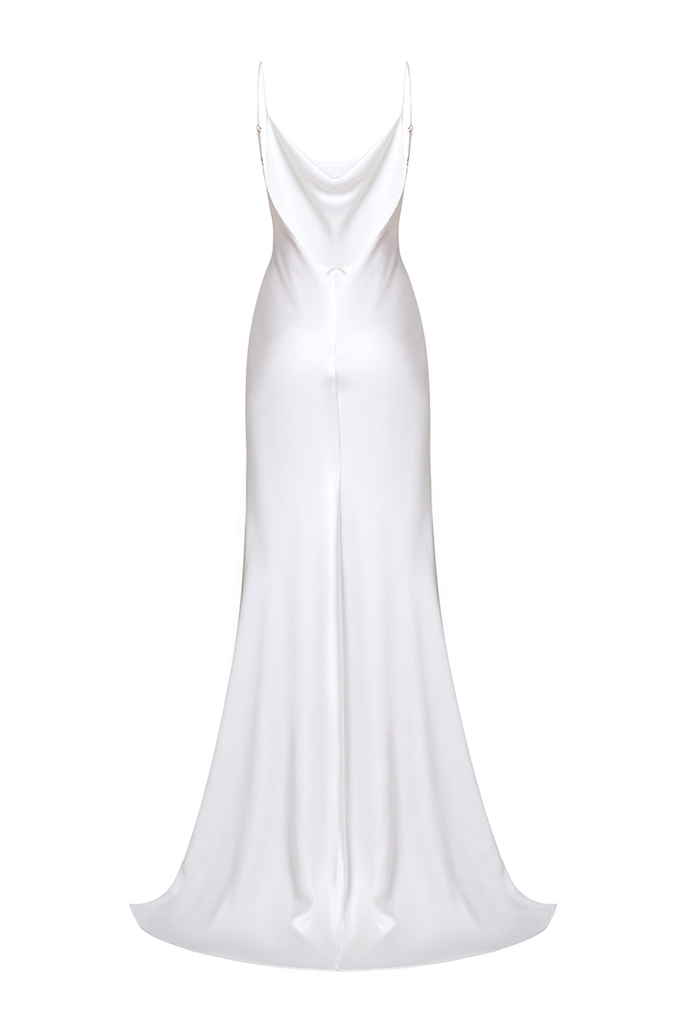 silk satin slip wedding dress Custom Silk Satin Slip Wedding Dress, Handmade Minimalist Bridal Gown