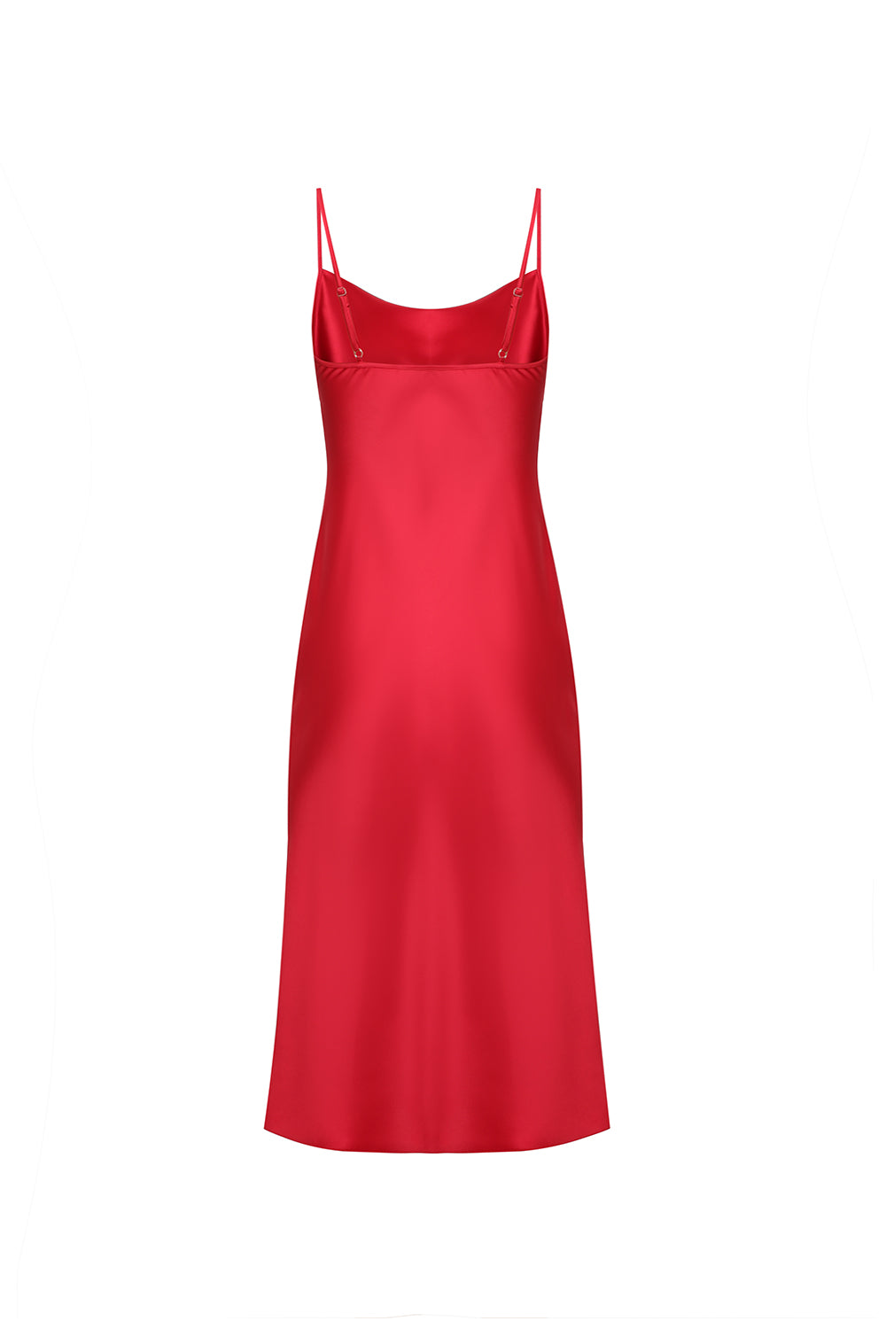 Janna Red Silk Slip Dress – YASYA MINOCHKINA