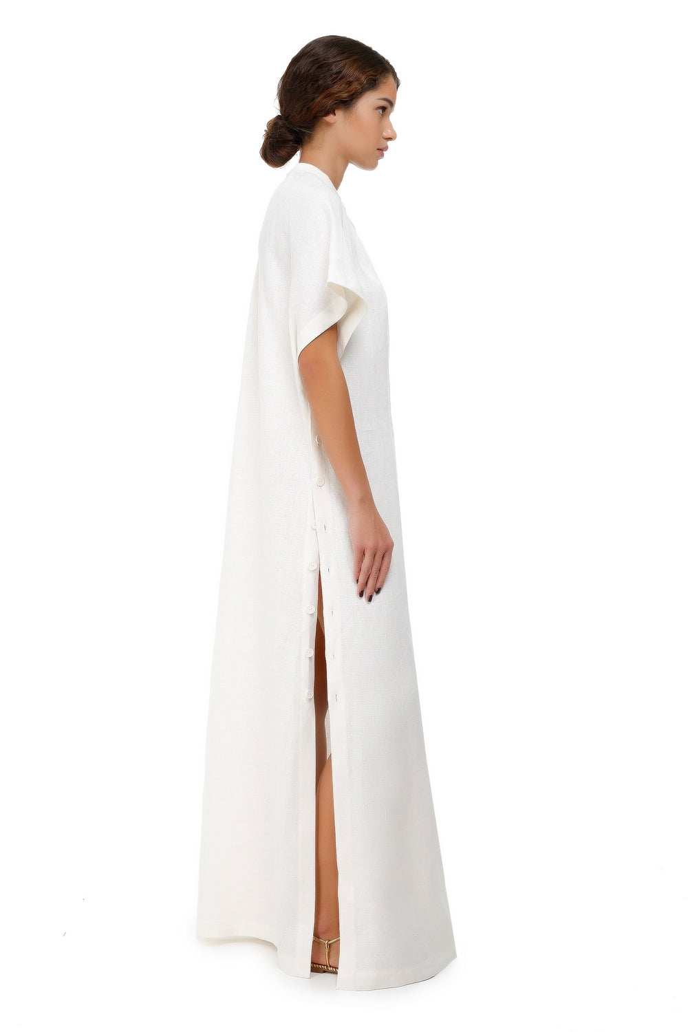 Linen Kaftan Dress – YASYA MINOCHKINA