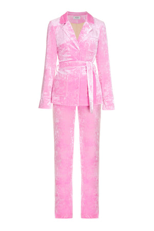 Velvet Suit Pink