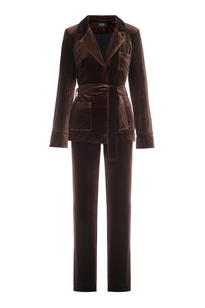 Velvet Suit Brown