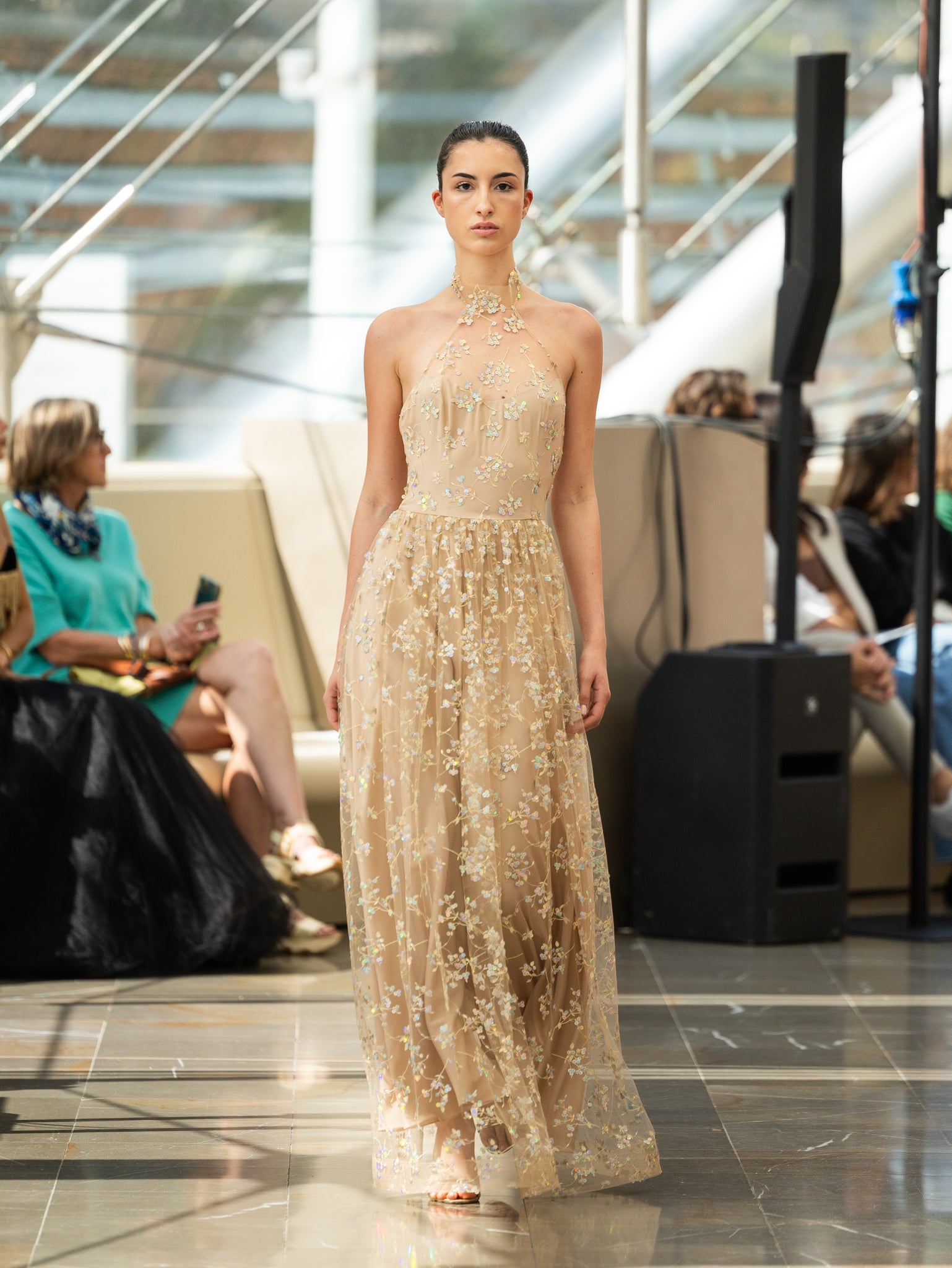 Princesse Caroline Embellished Halter Gown – YASYA MINOCHKINA