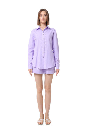 Violet Linen Short