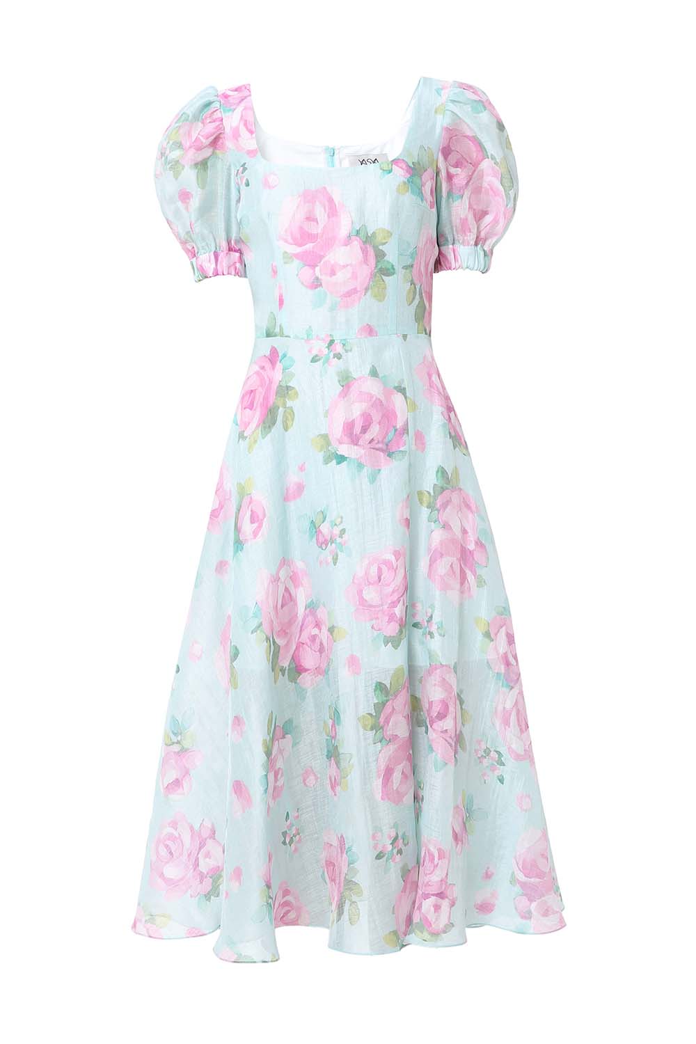 Bonita Floral Linen Midi Dress