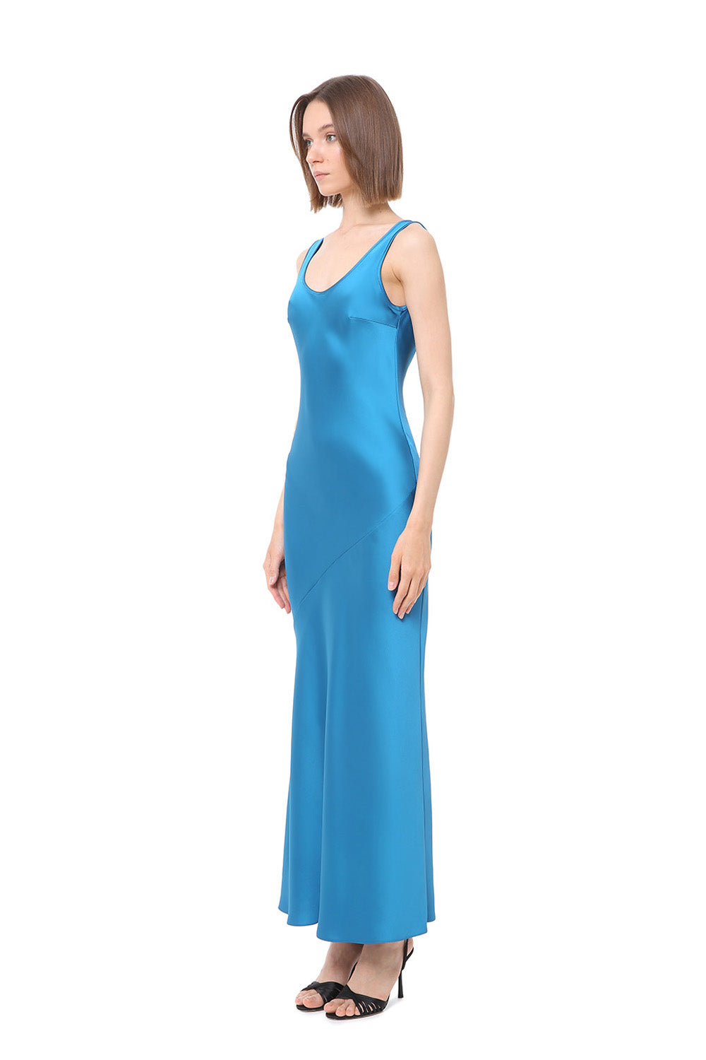 open back silk dress Gabbi Silk Dress With Open Back XL