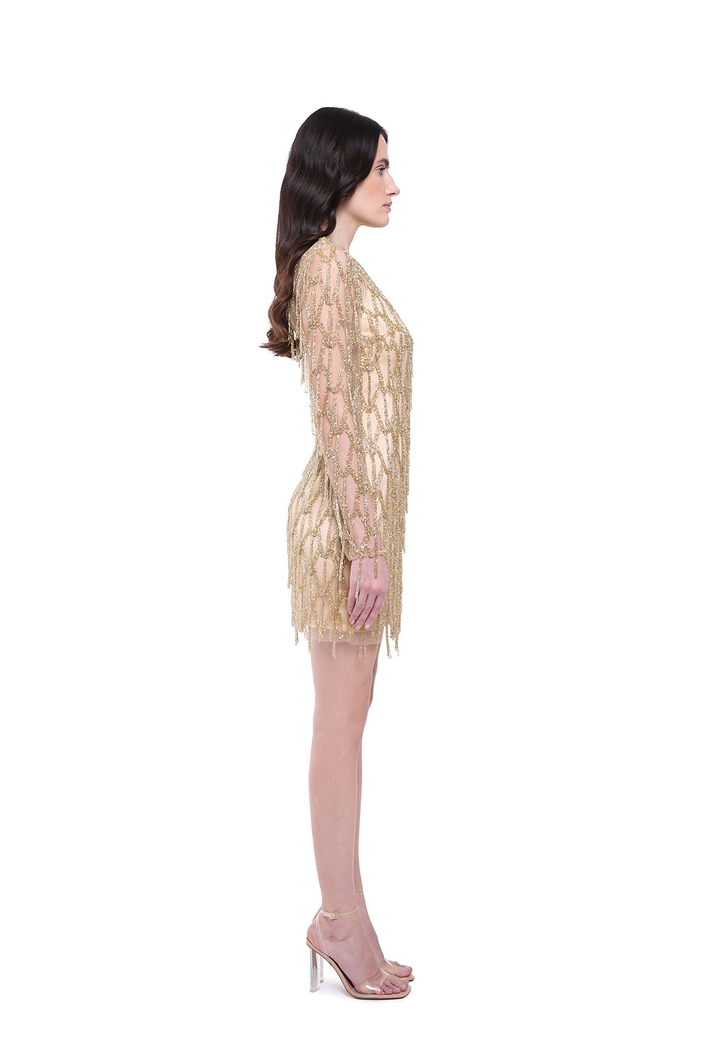 Aurelia Crystal Embellished Mini Dress YASYA MINOCHKINA Aurelia Crystal Embellished Mini Dress YASYA MINOCHKINA