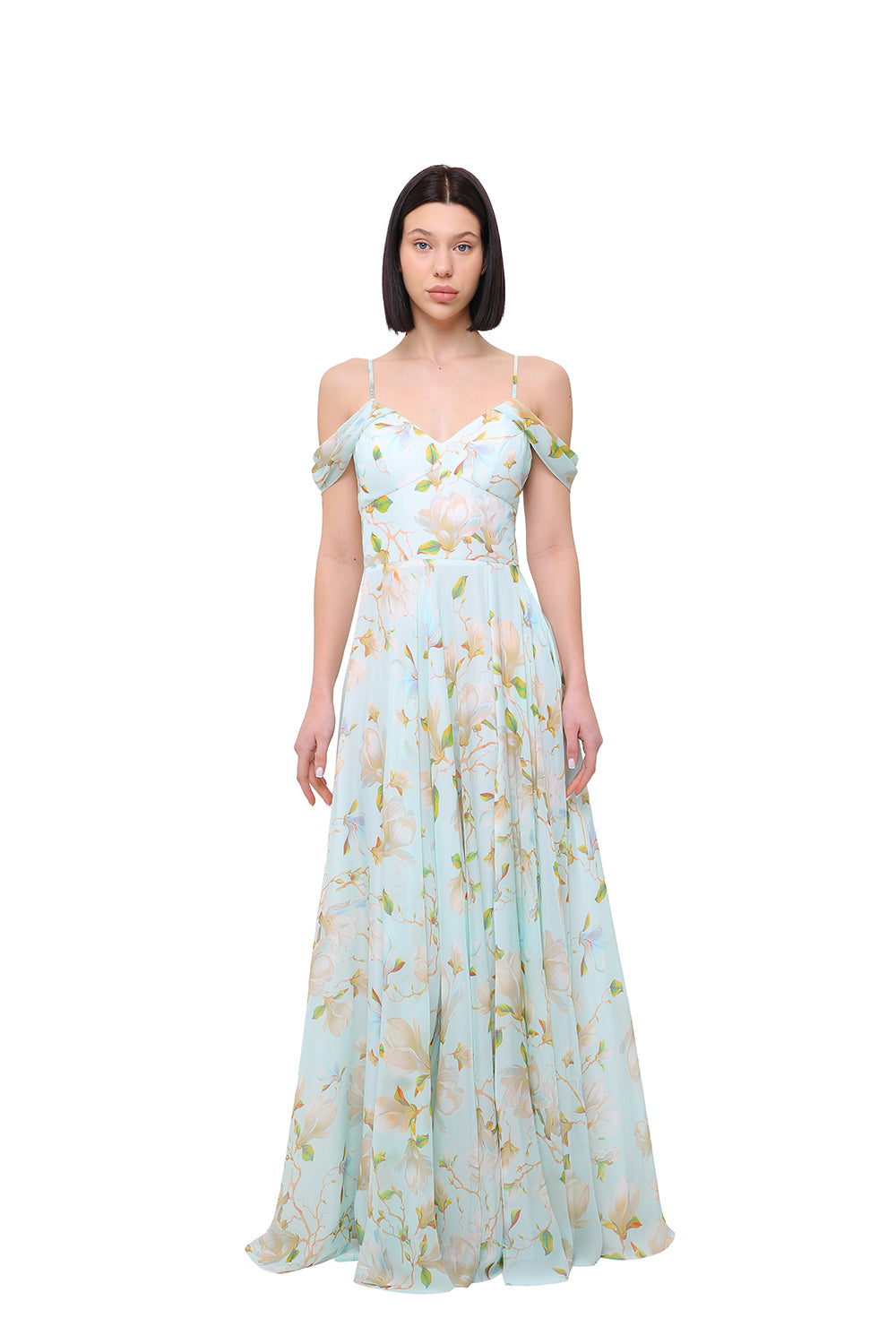 Magnolia Silk Maxi Dress YASYA MINOCHKINA Magnolia Silk Maxi Dress YASYA MINOCHKINA