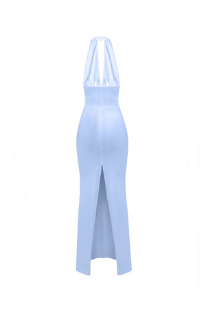 Monaco Sky Blue Corset Maxi Dress – YASYA MINOCHKINA