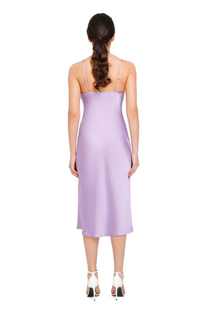 purple slip dress Plum Satin Jacquard Cowl | Womens | Medium (Available in L) | 100% Polyester | Lulus | Homecoming Deep purple silk midi slip dress with thin spaghetti straps Fat Face - Purple -