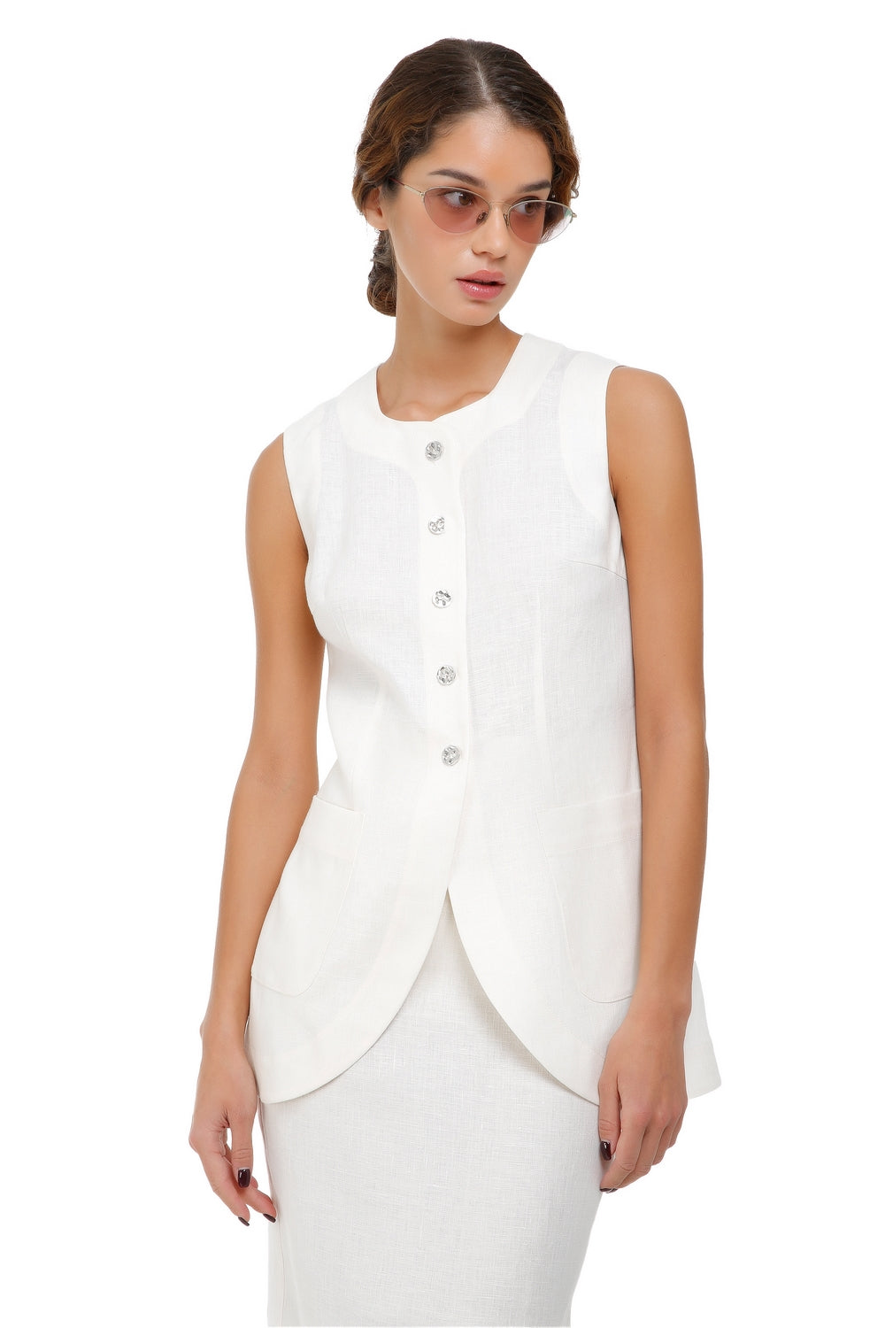 Suiting Waistcoat White