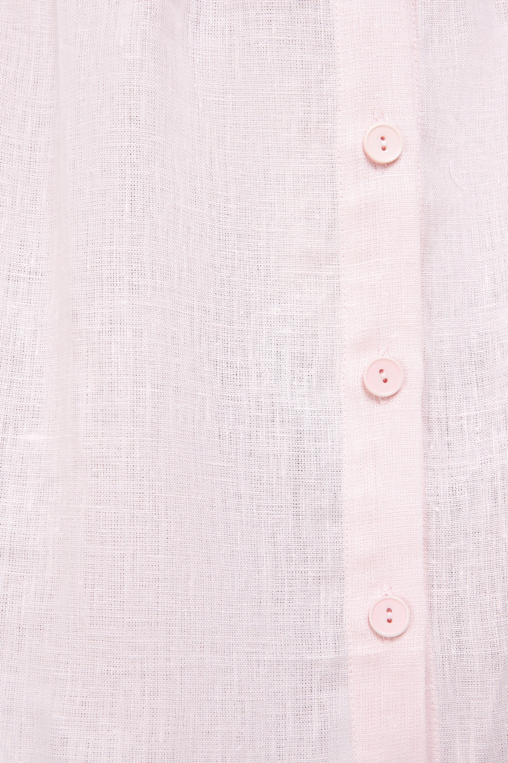 LP Light Pink Linen Shirt Dress