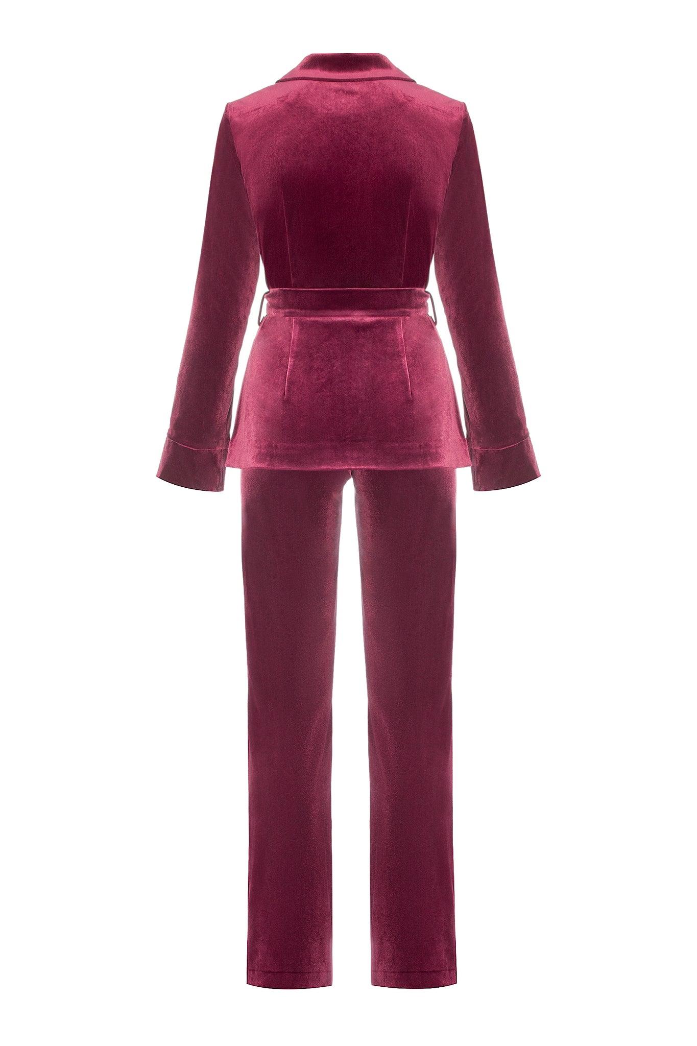 Velvet Suit Crimson
