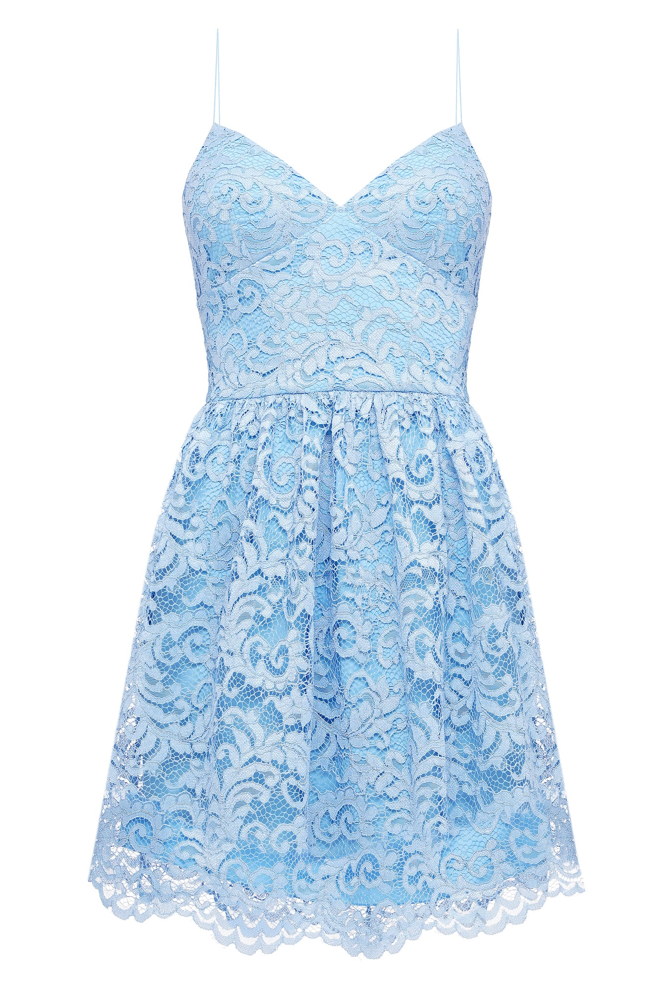 Lilibet Lace Blue Dress